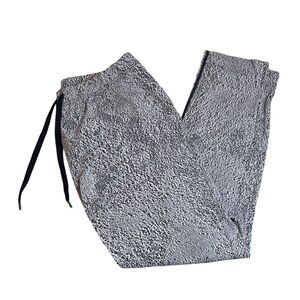 Lululemon Jet Pant Power Spray Jacquard White Black Sz 6 Relaxed